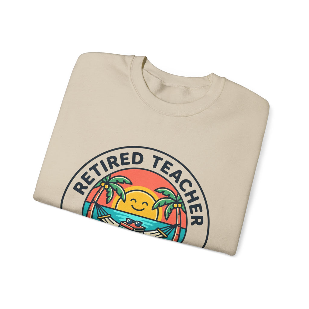 Retired Teacher Beach Life Sweatshirt | Retirement, Relaxation