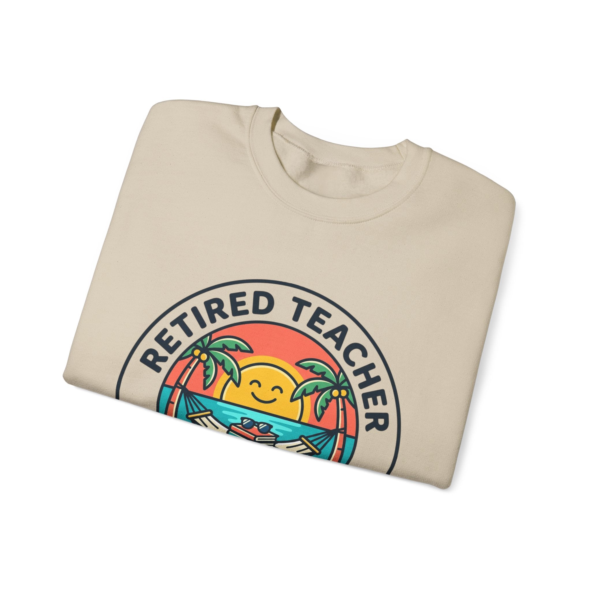 Retired Teacher Beach Life Sweatshirt | Retirement, Relaxation