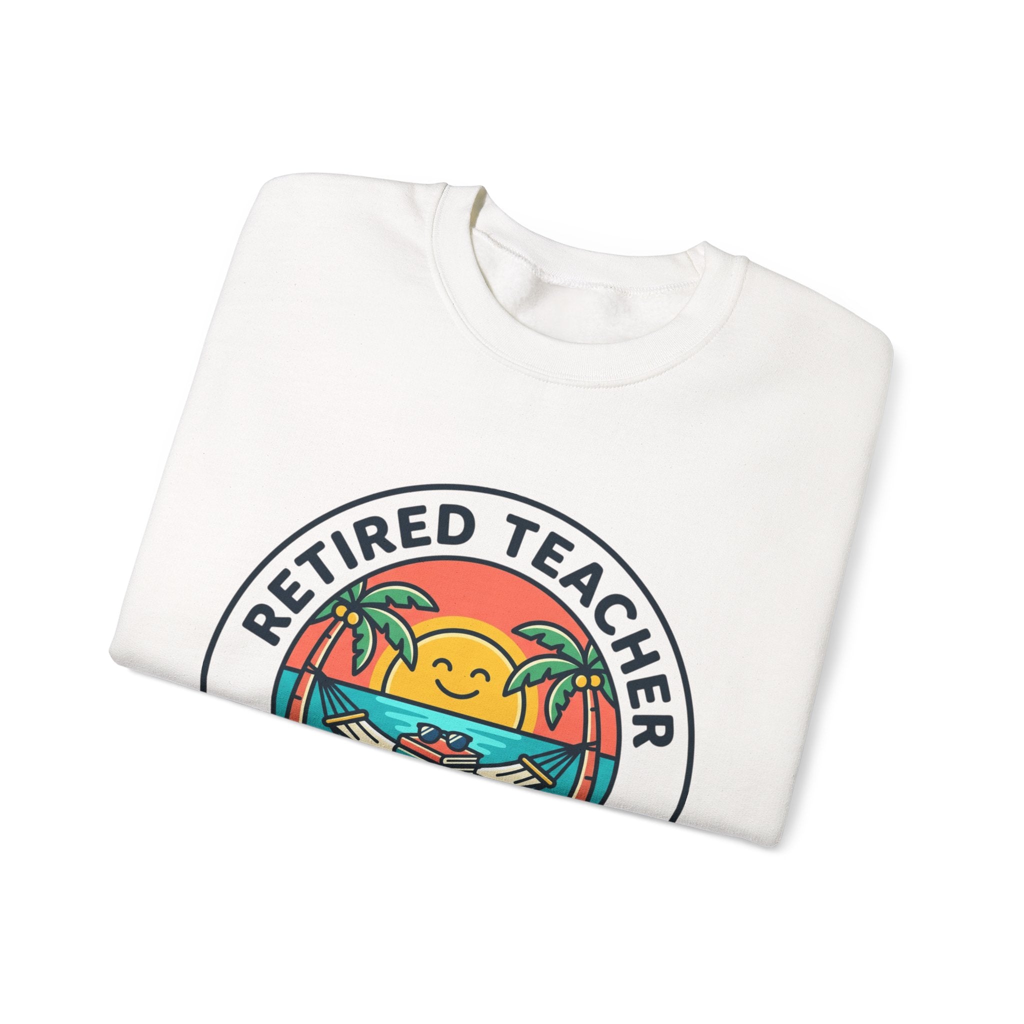 Retired Teacher Beach Life Sweatshirt | Retirement, Relaxation