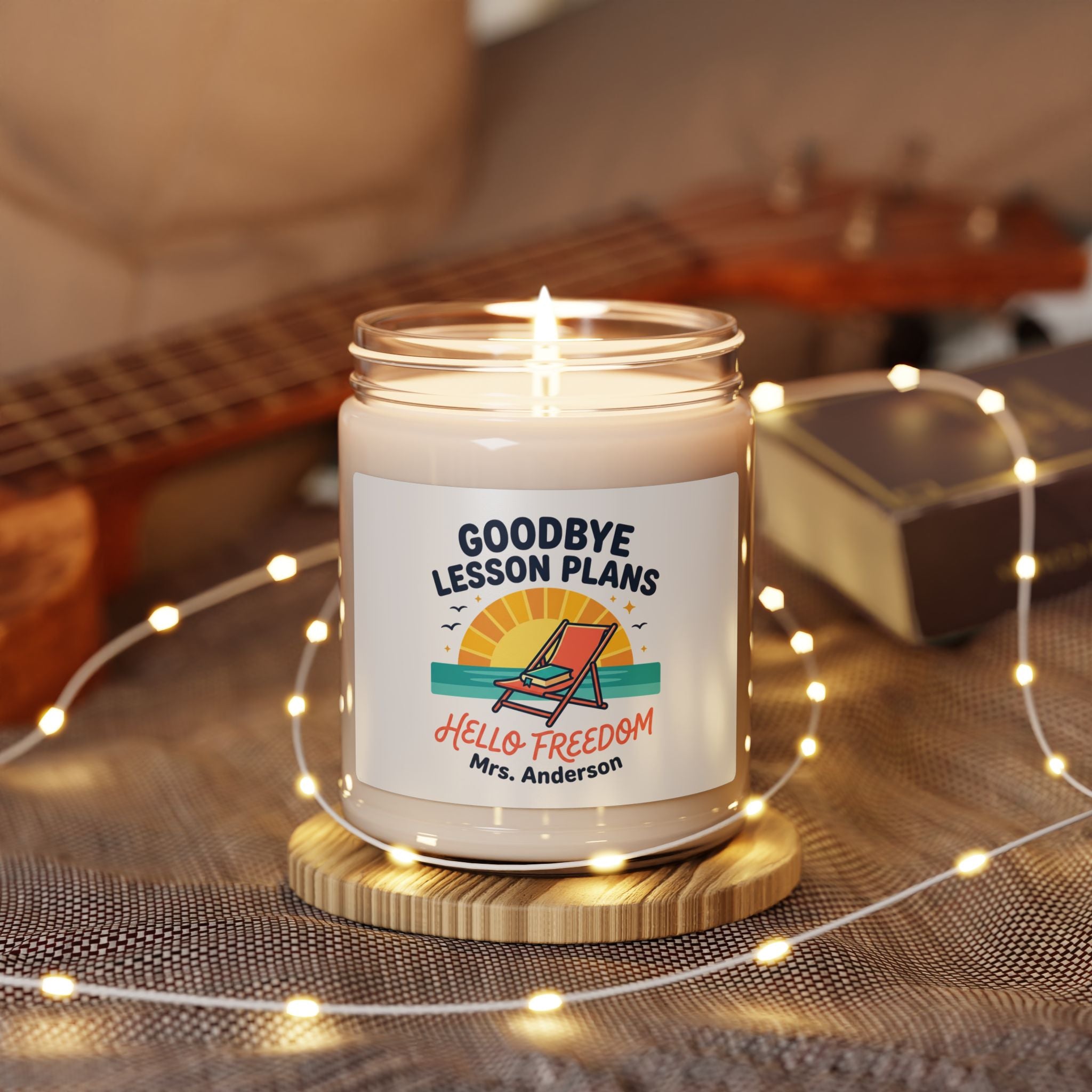 Goodbye Lesson Plans Hello Freedom Candle | Retirement, Teacher Retiree