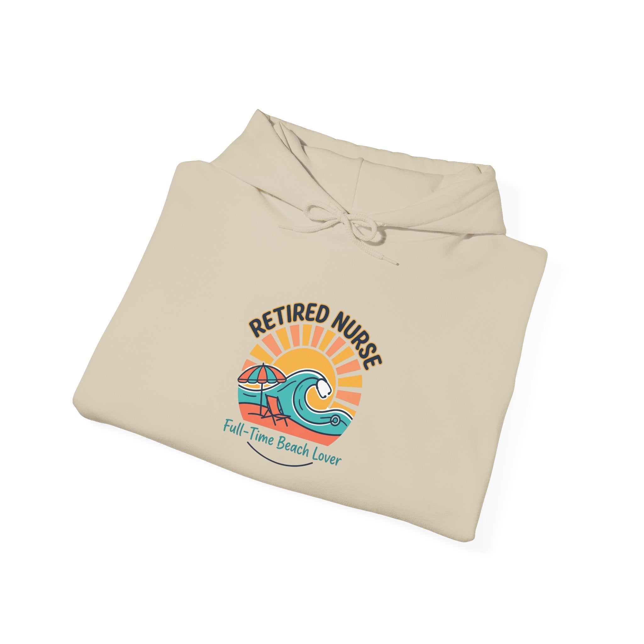 Retired Nurse Hoodie | Retirement, Beach Life, Personalized Year