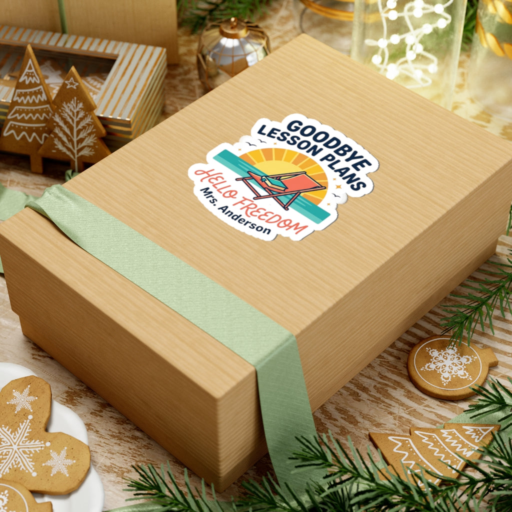 Goodbye Lesson Plans Hello Freedom Sticker | Retirement, Teacher Retiree