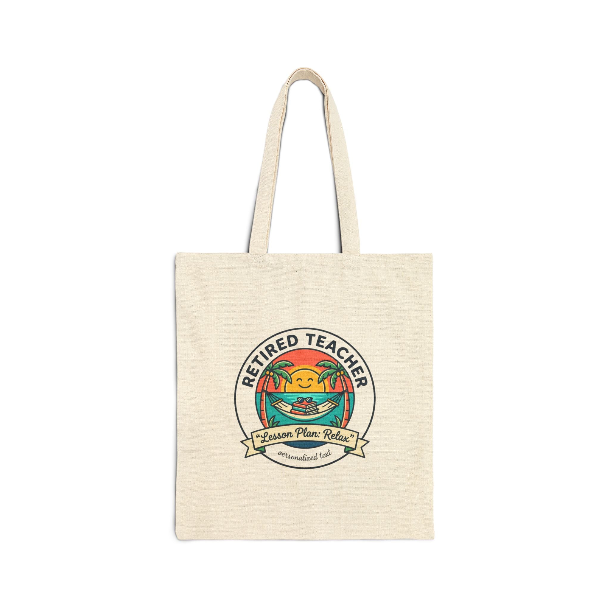Retired Teacher Beach Life Tote | Retirement, Travel Leisure