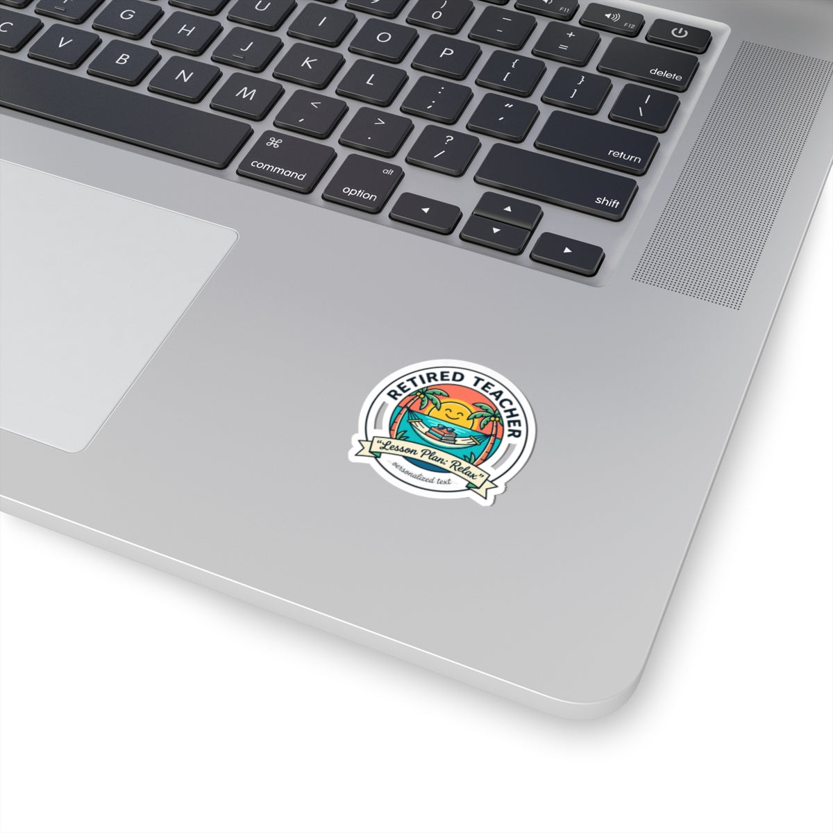 Retired Teacher Sticker | Retirement, Beach Life, Personalized Year