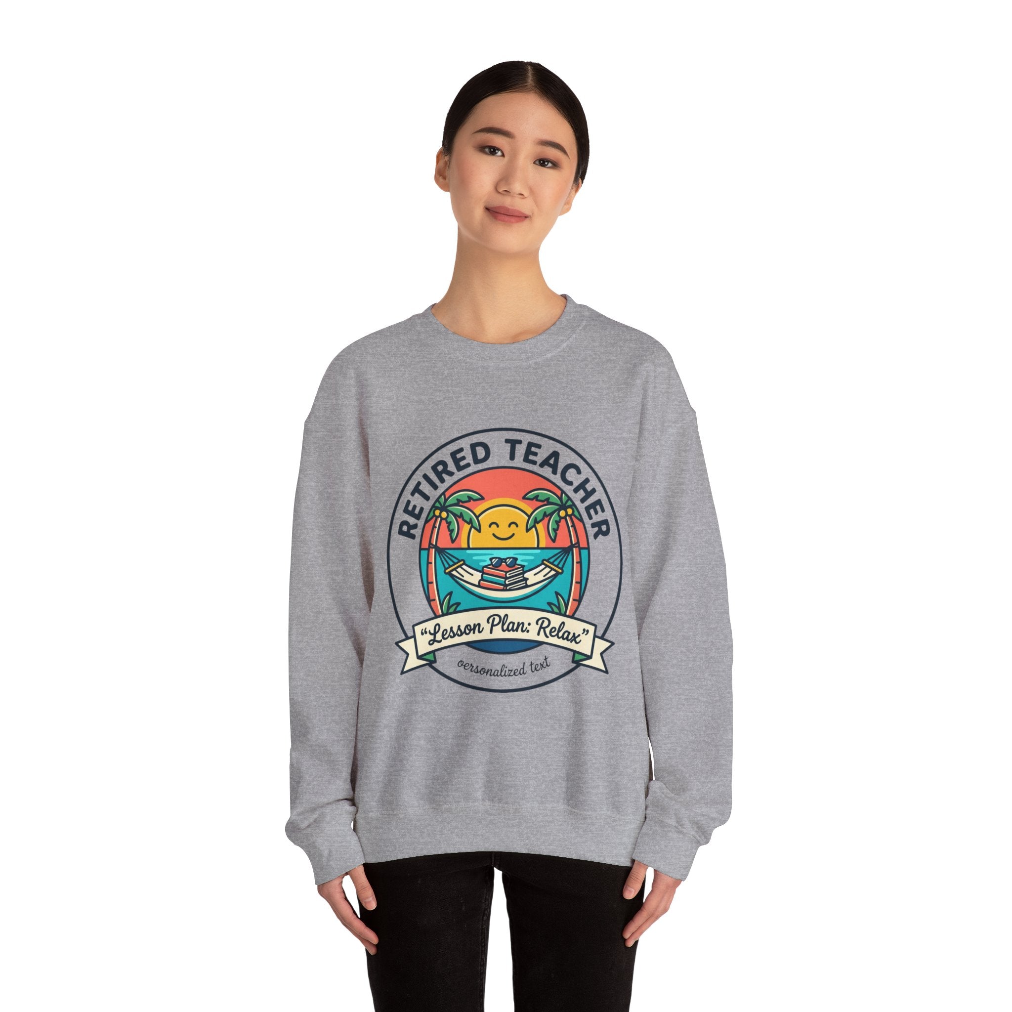 Retired Teacher Beach Life Sweatshirt | Retirement, Relaxation