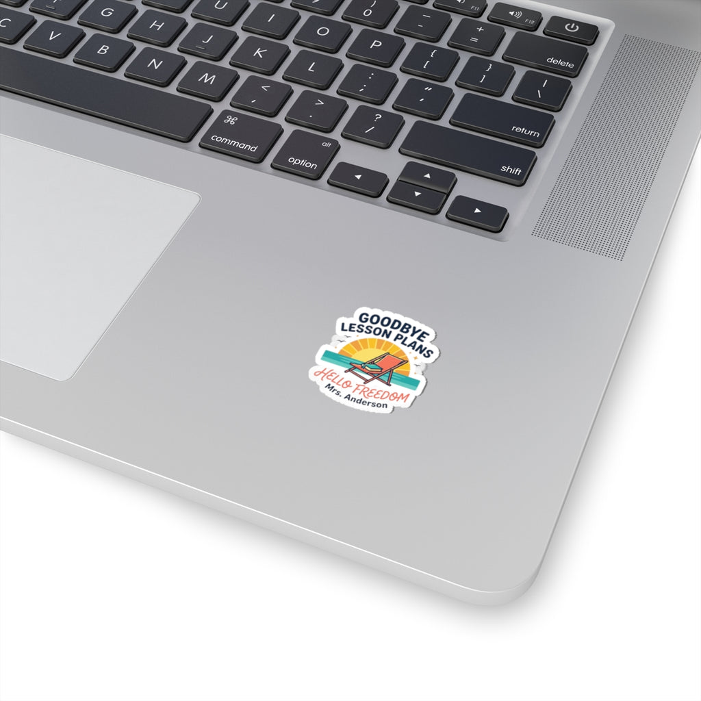 Goodbye Lesson Plans Hello Freedom Sticker | Retirement, Teacher Retiree