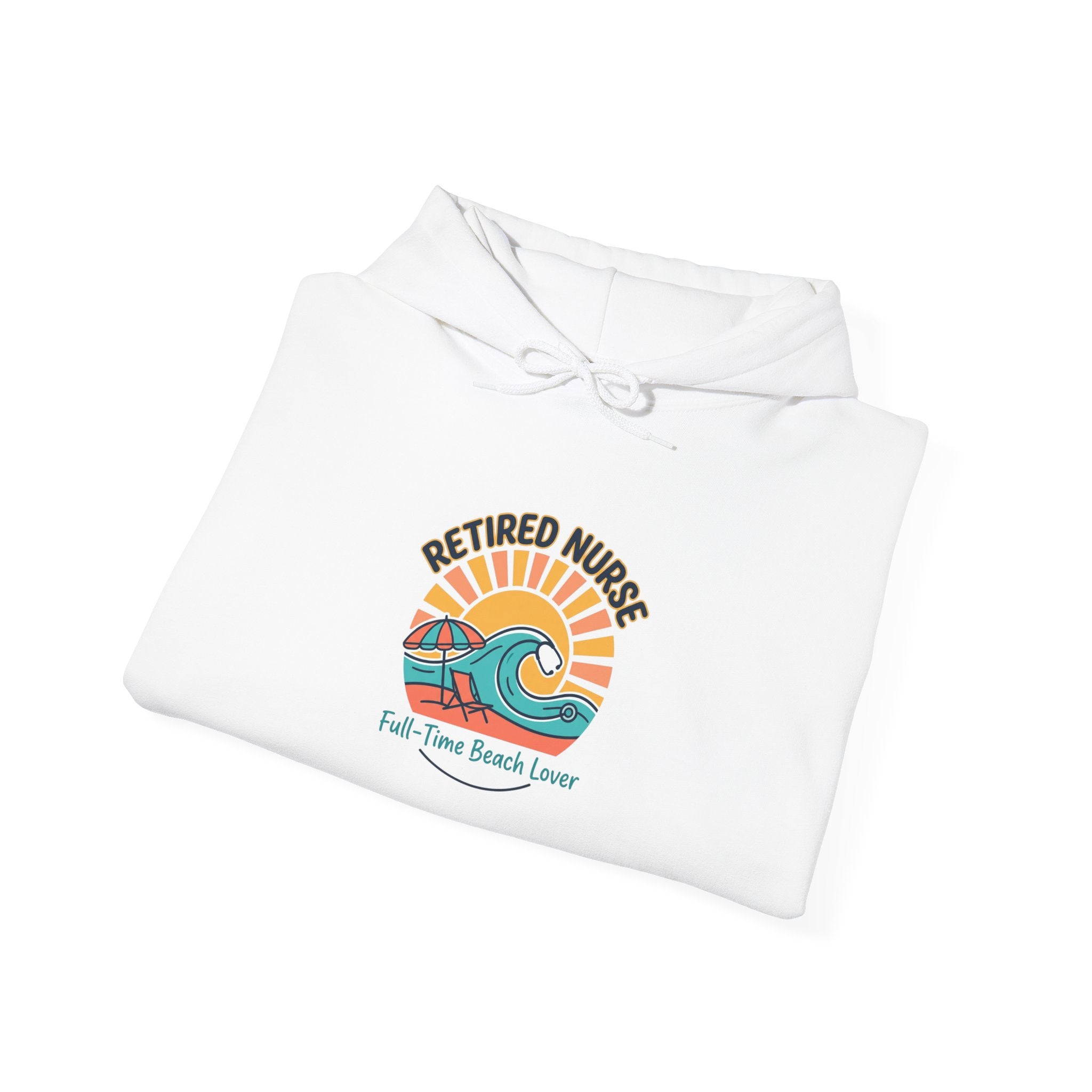 Retired Nurse Hoodie | Retirement, Beach Life, Personalized Year