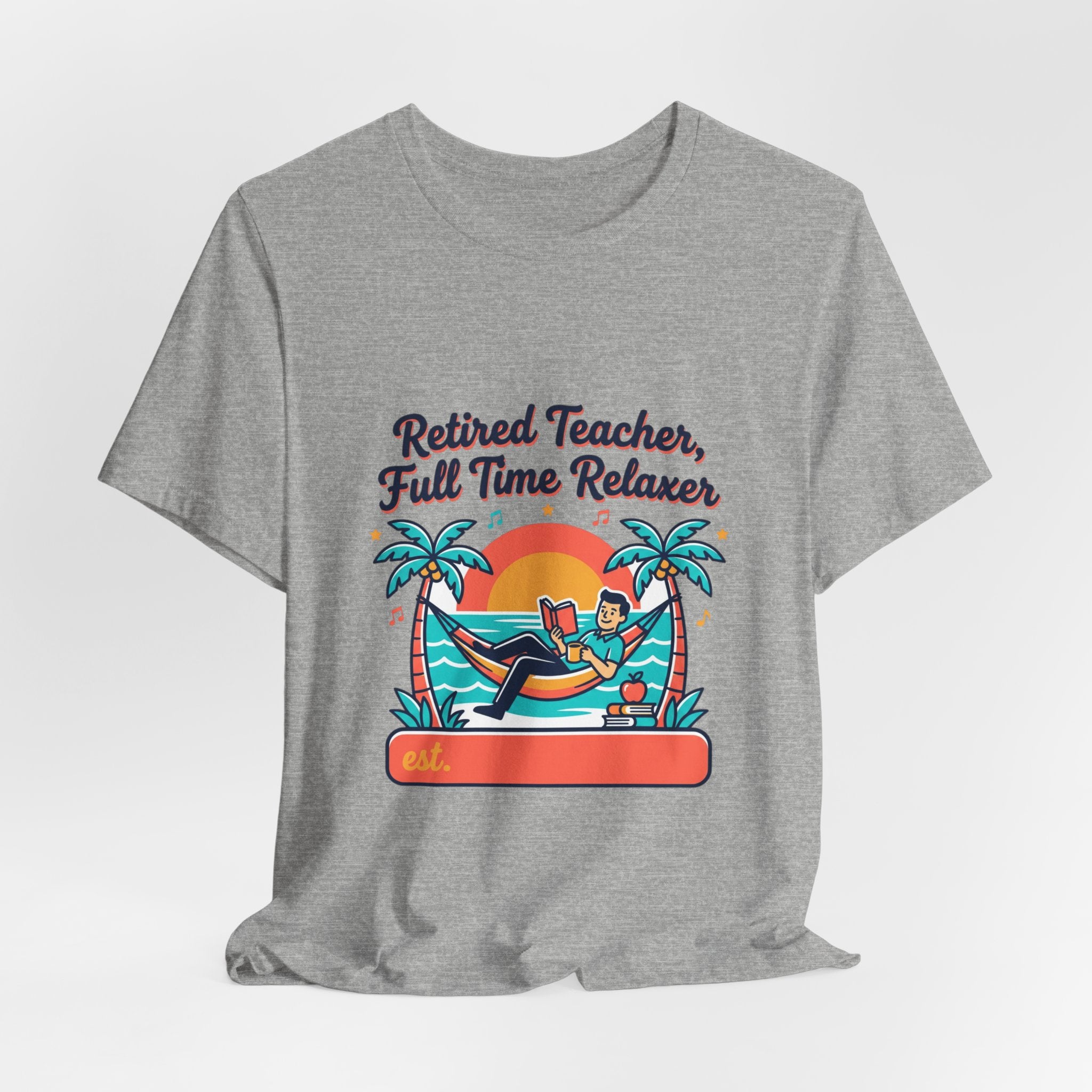 Retired Teacher Full Time Relaxer T-Shirt | Retirement, Beach Life