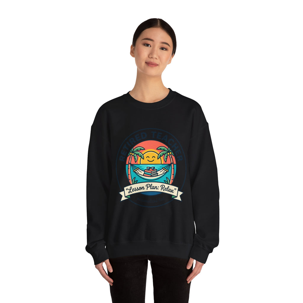 Retired Teacher Beach Life Sweatshirt | Retirement, Relaxation