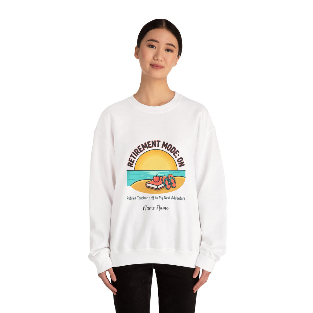Retirement Mode On Sweatshirt | retired, beach life