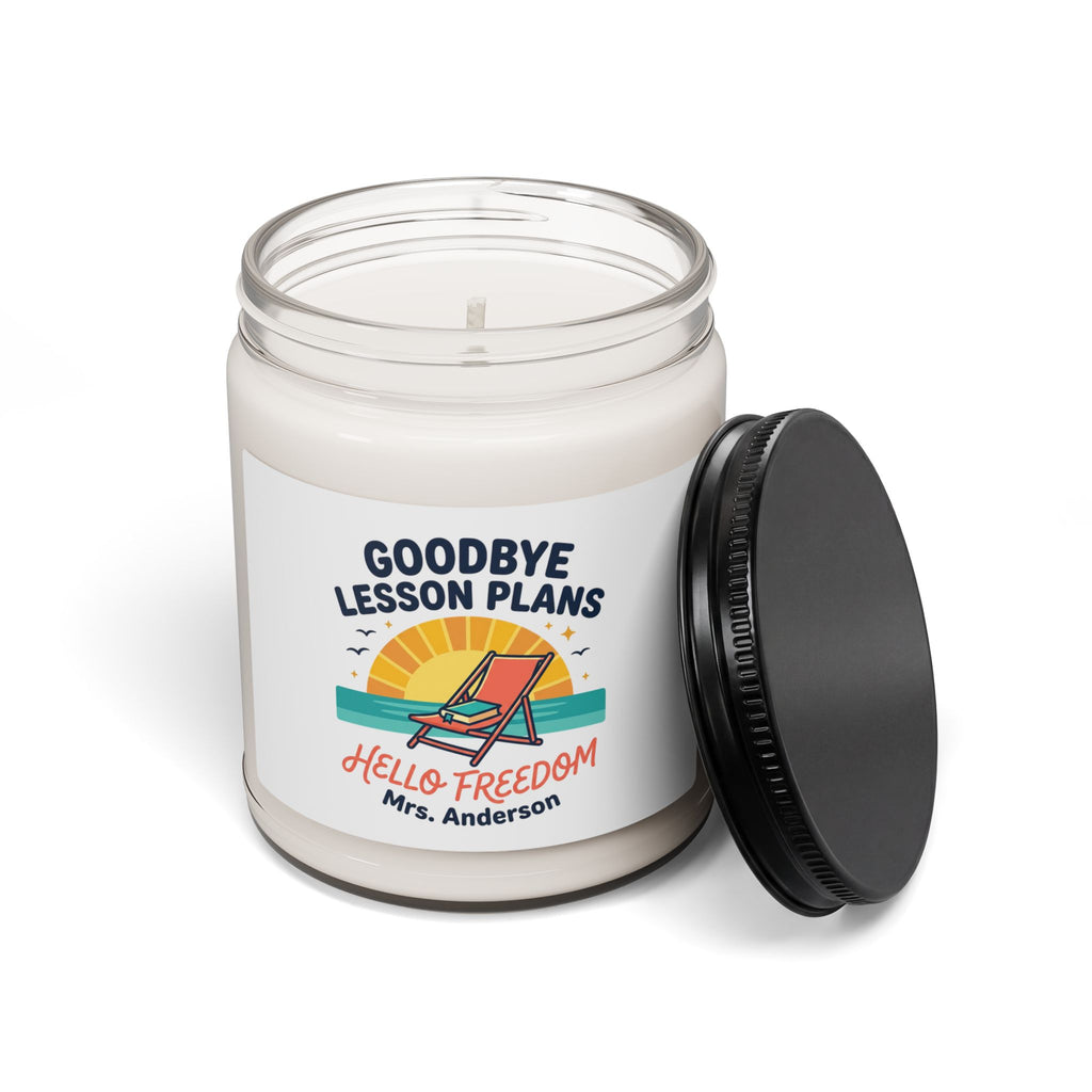 Goodbye Lesson Plans Hello Freedom Candle | Retirement, Teacher Retiree