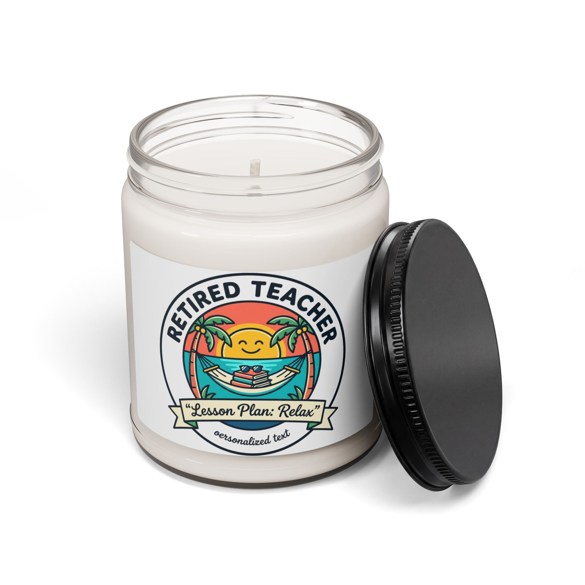 Retired Teacher Candle | Scented Soy Candle, Retirement, Relaxation