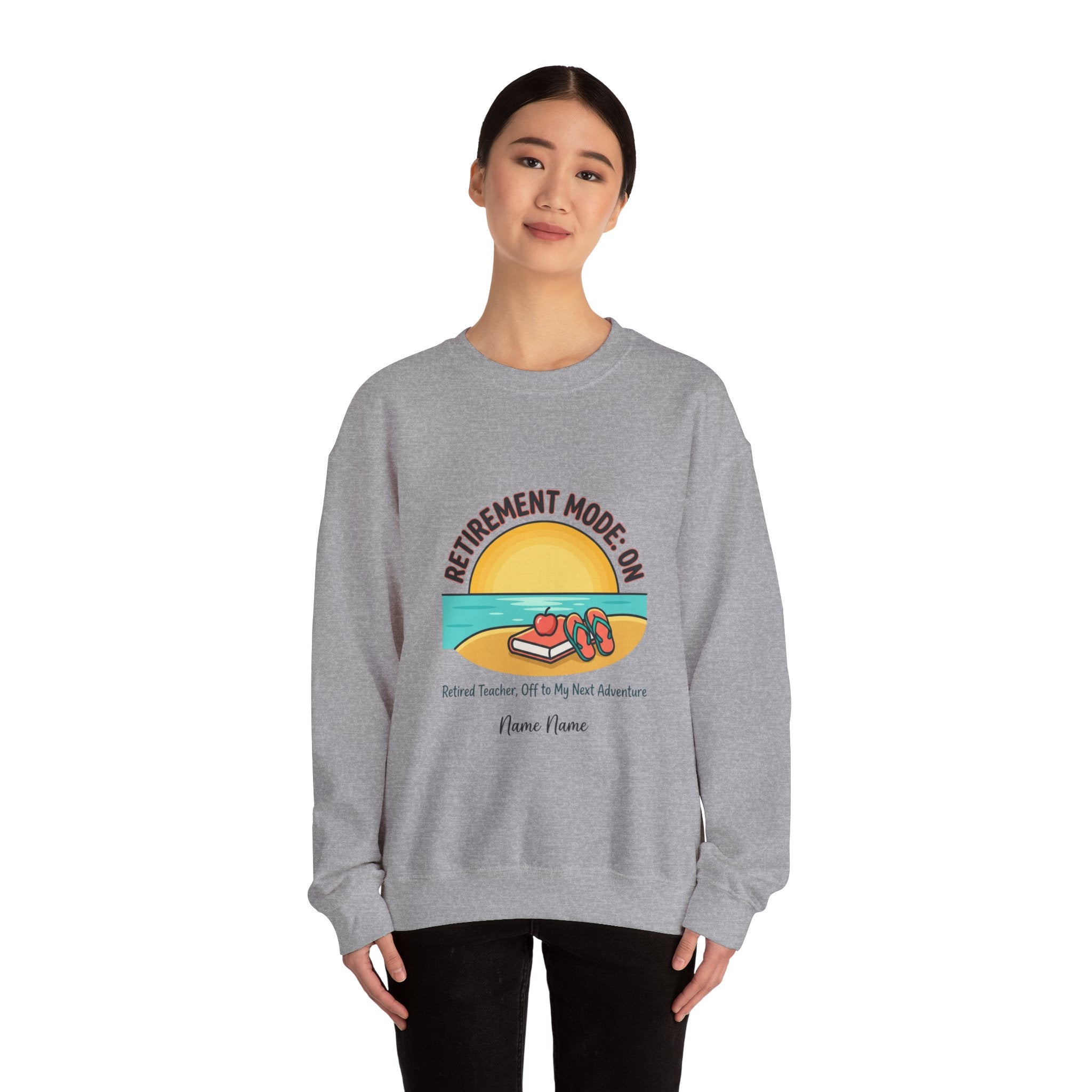 Retirement Mode On Sweatshirt | retired, beach life