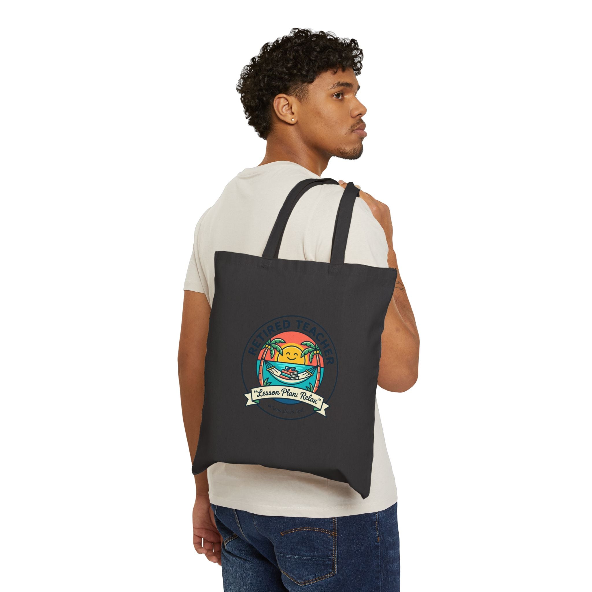 Retired Teacher Beach Life Tote | Retirement, Travel Leisure