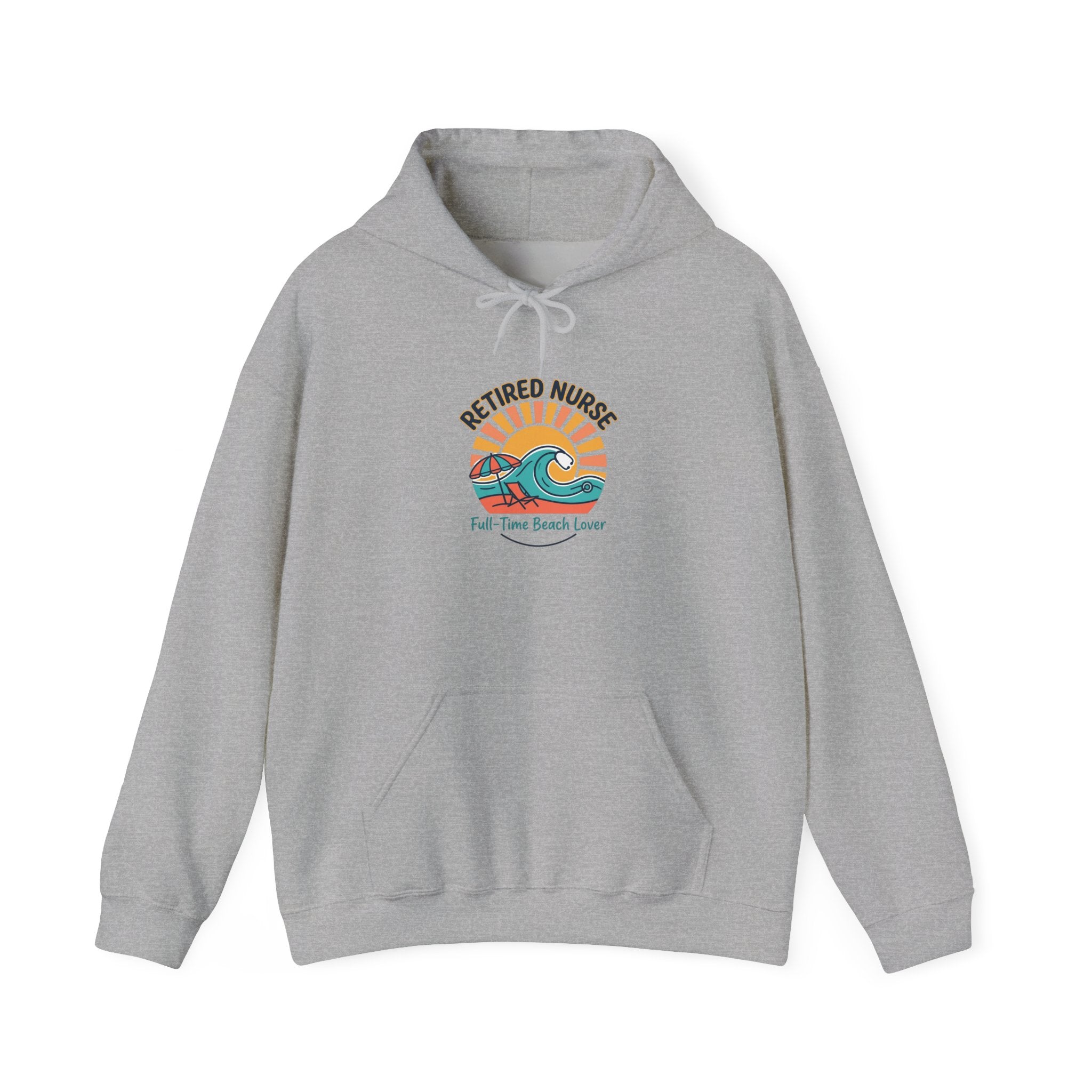 Retired Nurse Hoodie | Retirement, Beach Life, Personalized Year