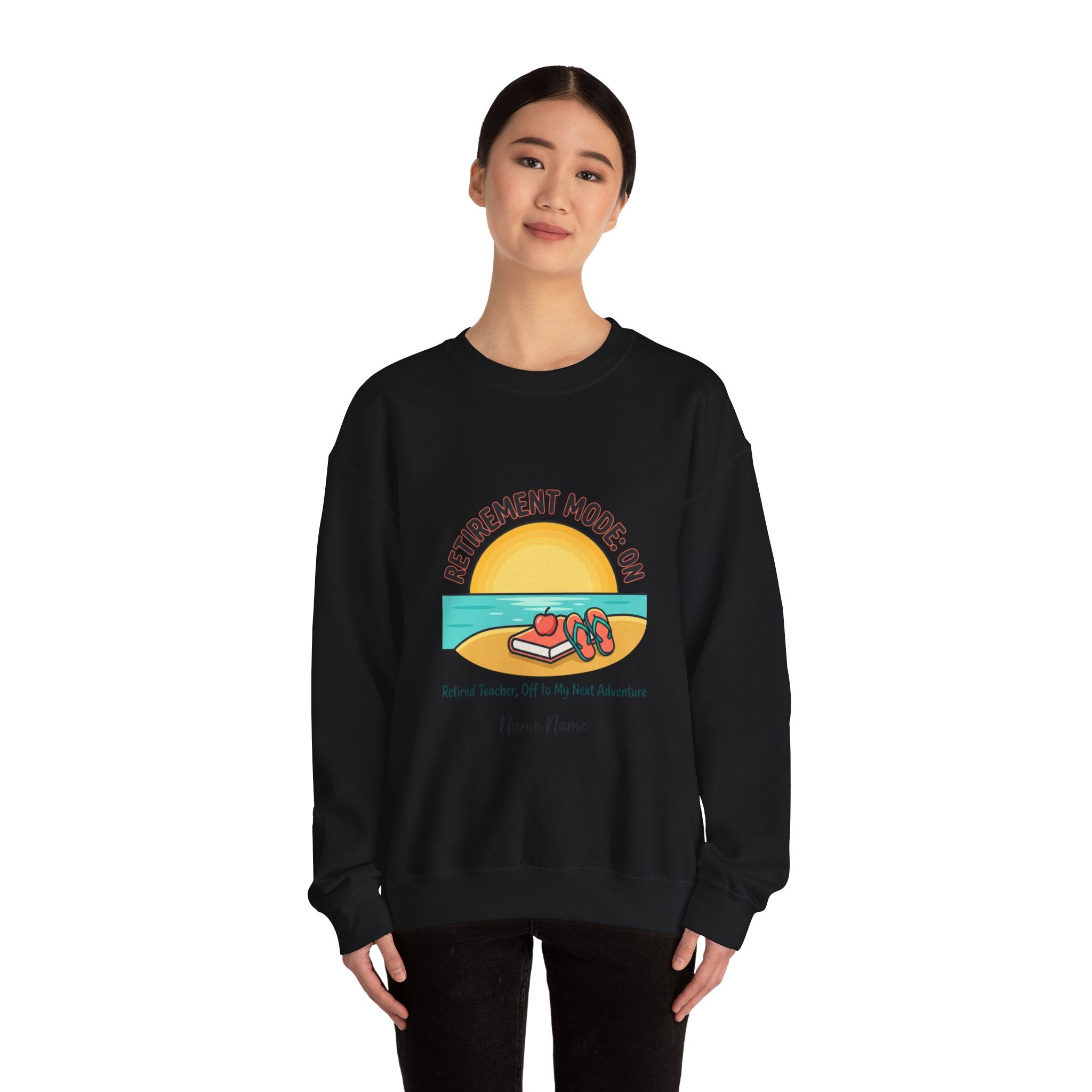 Retirement Mode On Sweatshirt | retired, beach life